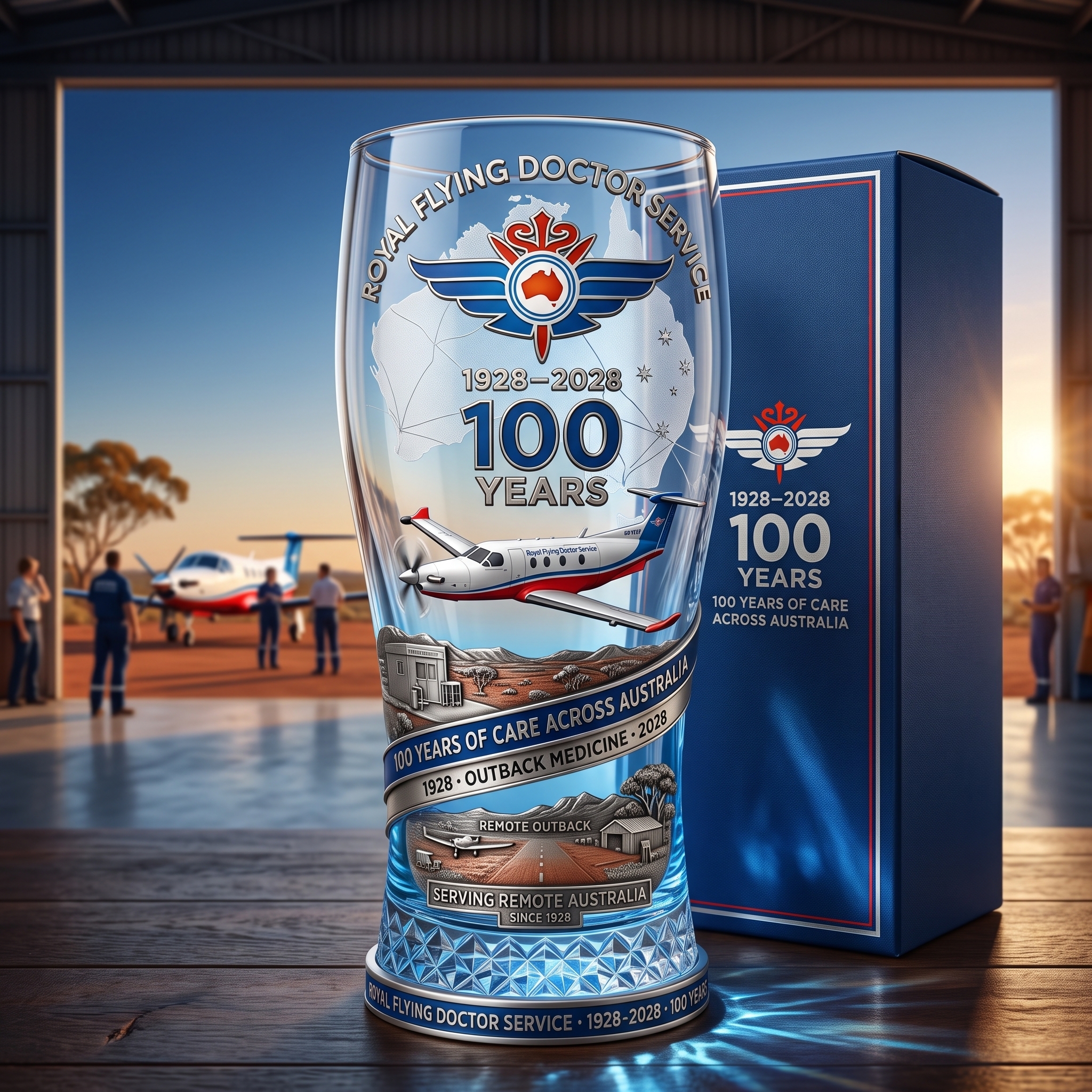 100 Years Collector Glass