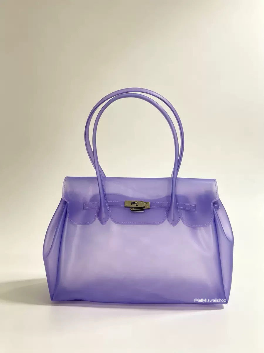Girly Jelly Tote TPU Shoulder Bag
