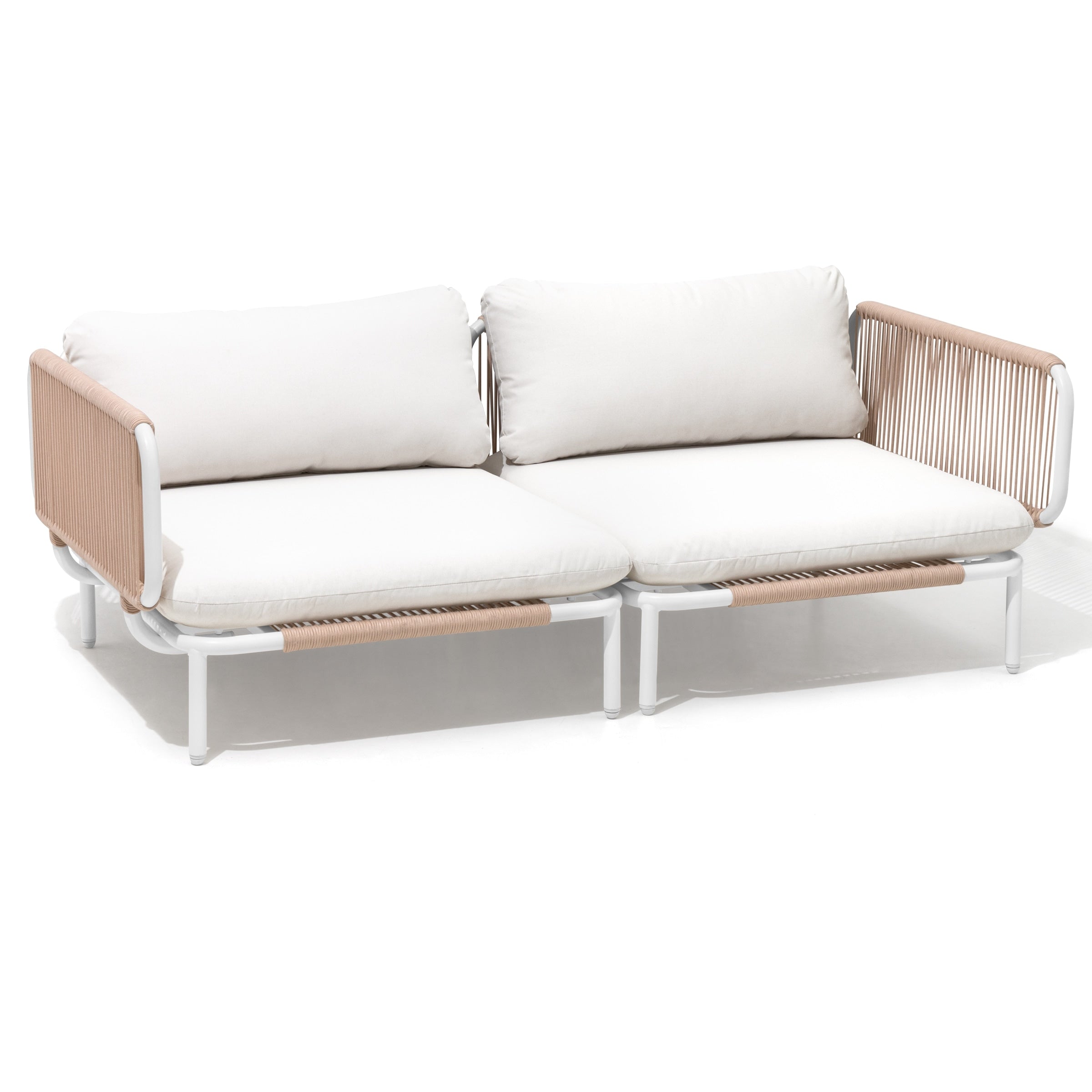 Outdoor Cushioned Sectional Sofa Chat Set Patio Furniture Conversation Set, Free Combination