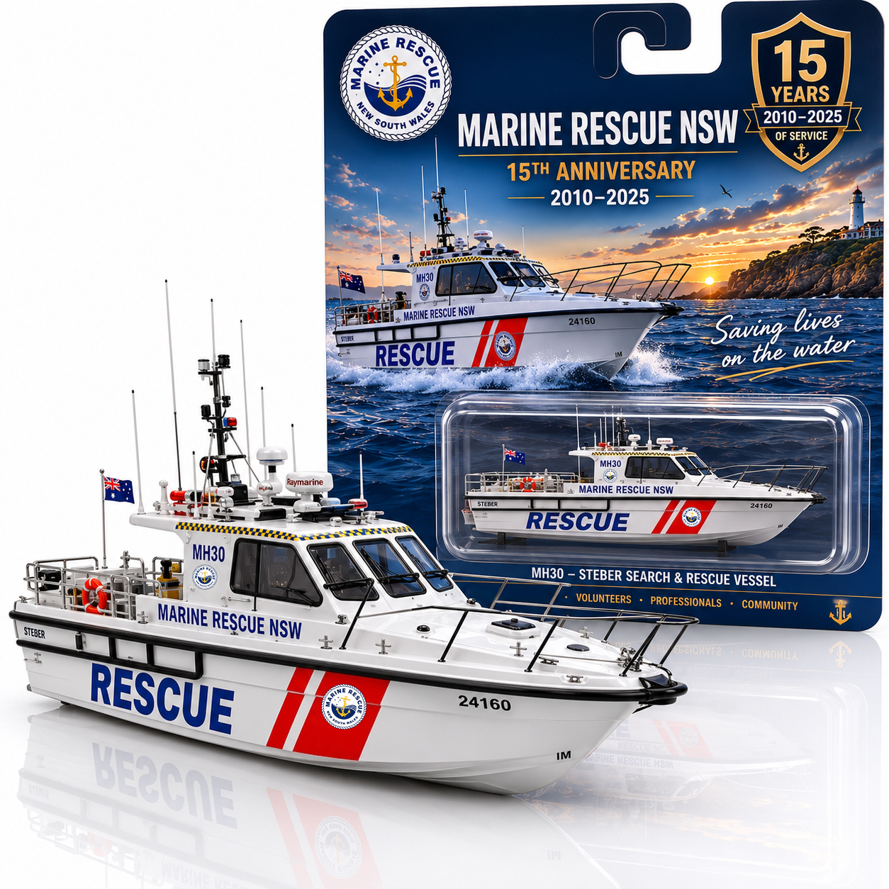 Marine Rescue NSW 15th Anniversary Commemorative Rescue Vessel