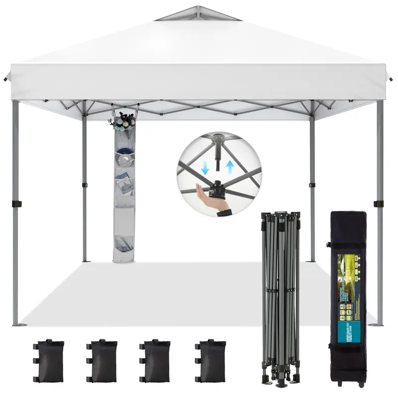10x10 Pop-up Canopy Tent Waterproof UV