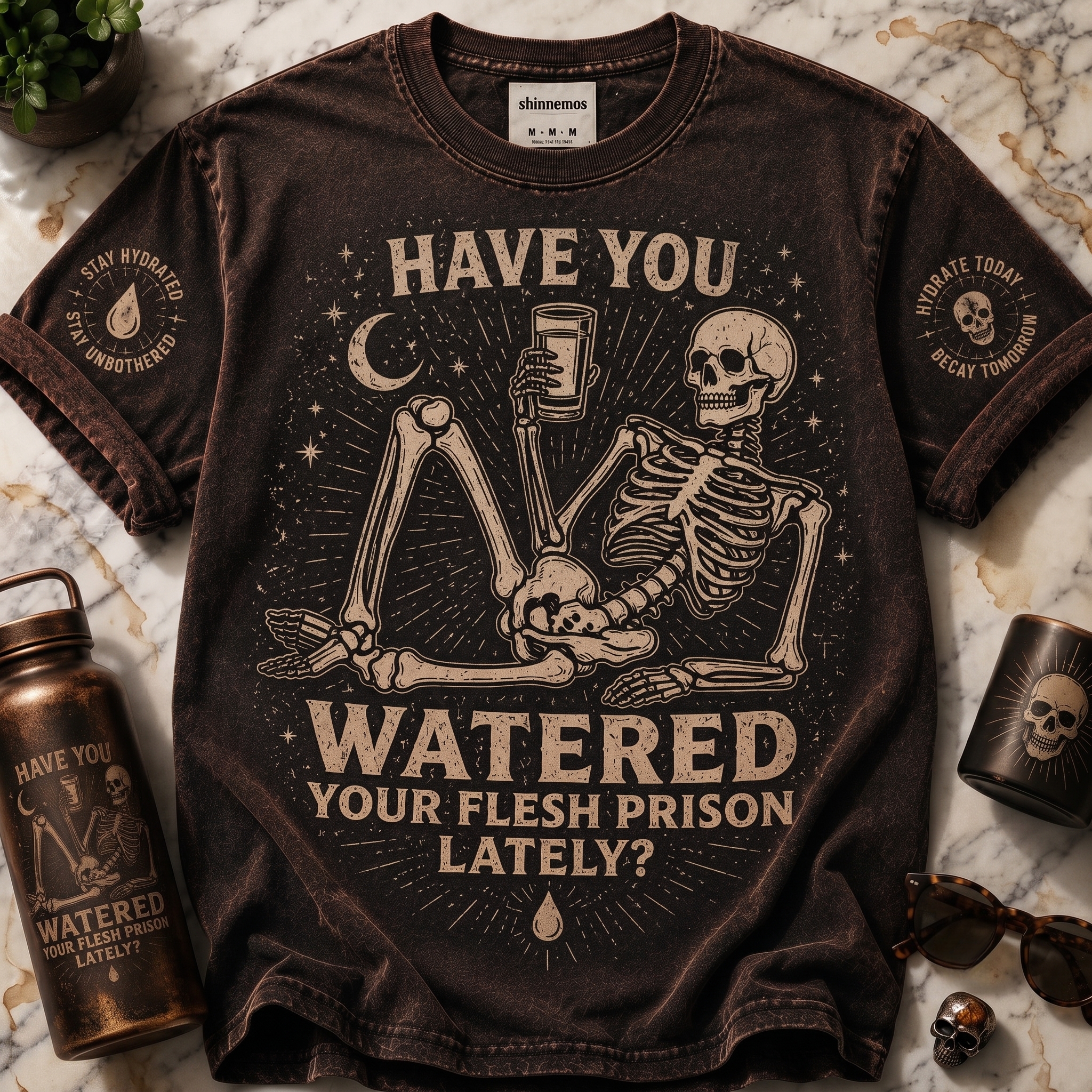 Water Your Flesh Prison Funny T-shirt