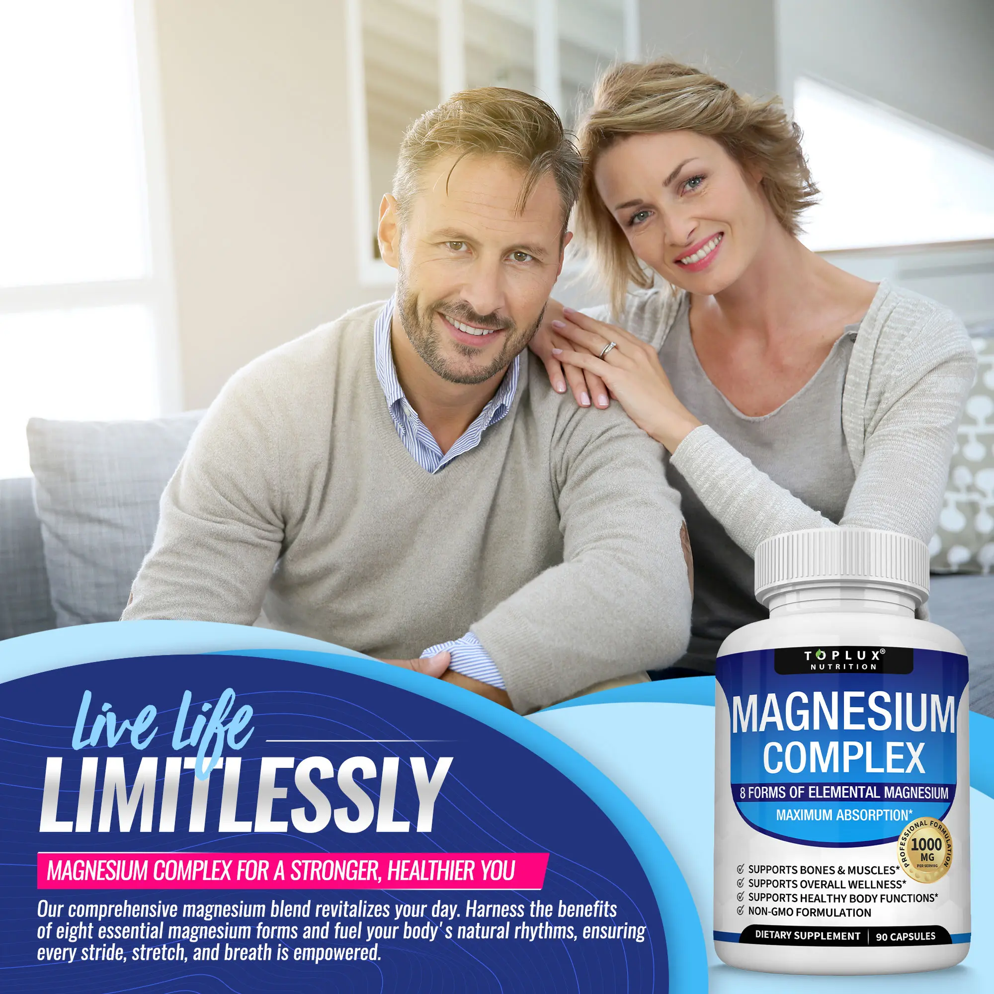 Magnesium Complex Capsules, 8 Forms