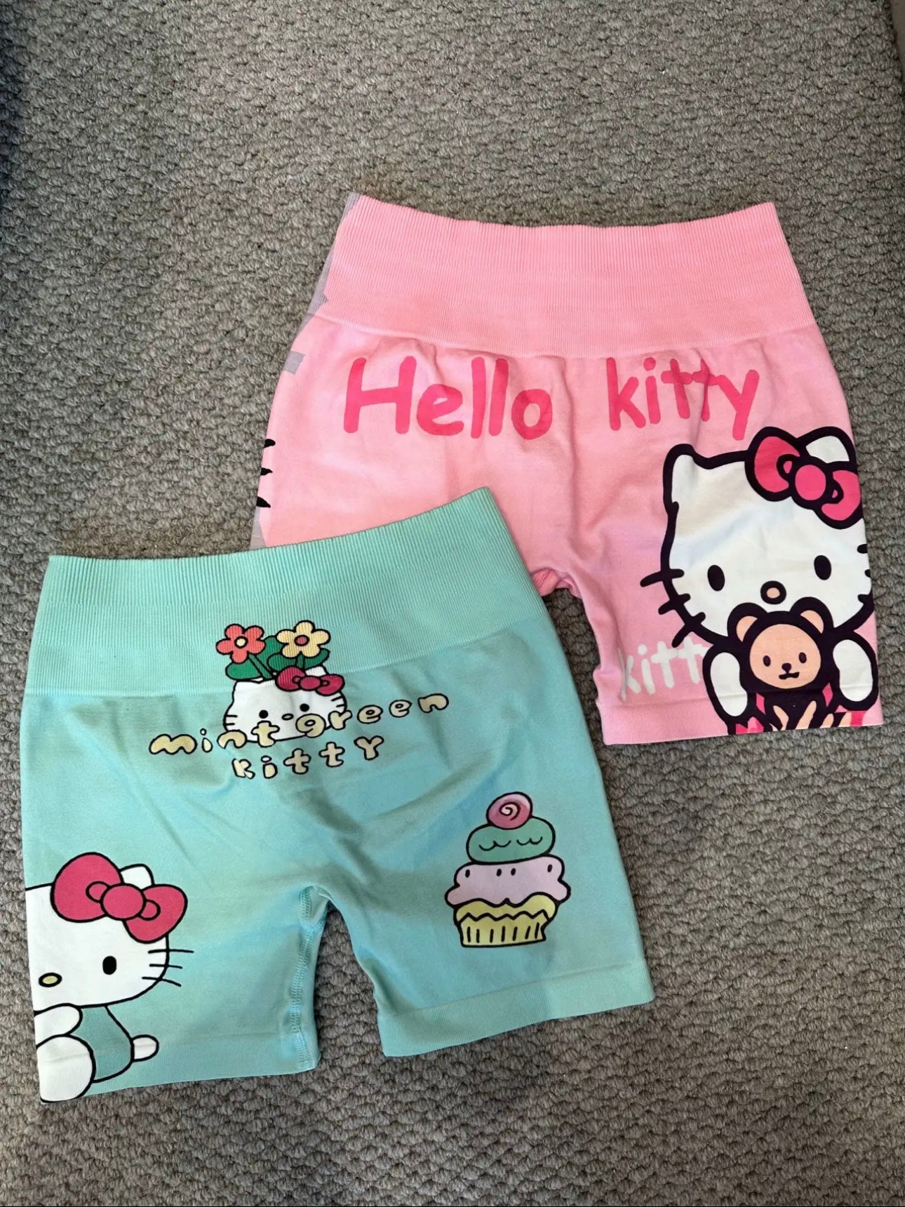 Hellokitty Workout Shorts Gym Yoga Running Sport Fitness Shorts