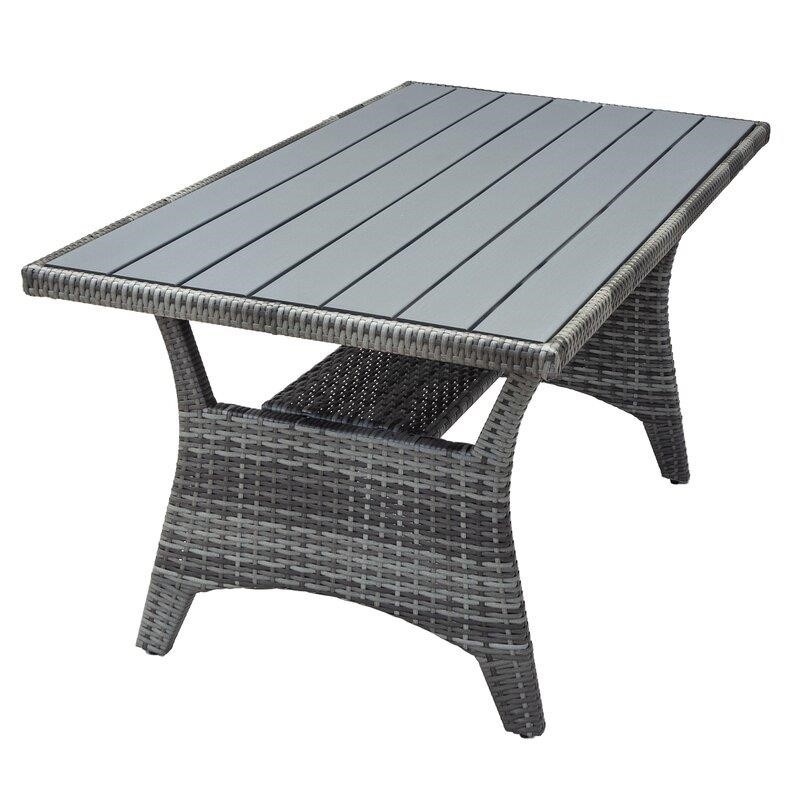 Burgas Wicker/Rattan 7 - Person Seating Group with Cushions