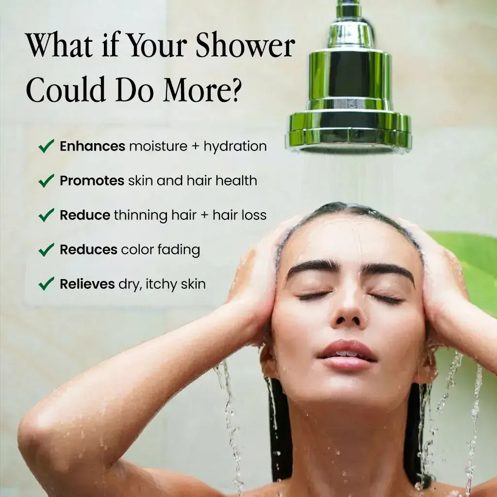 Filtered Showerhead - Healthier Shower Experience