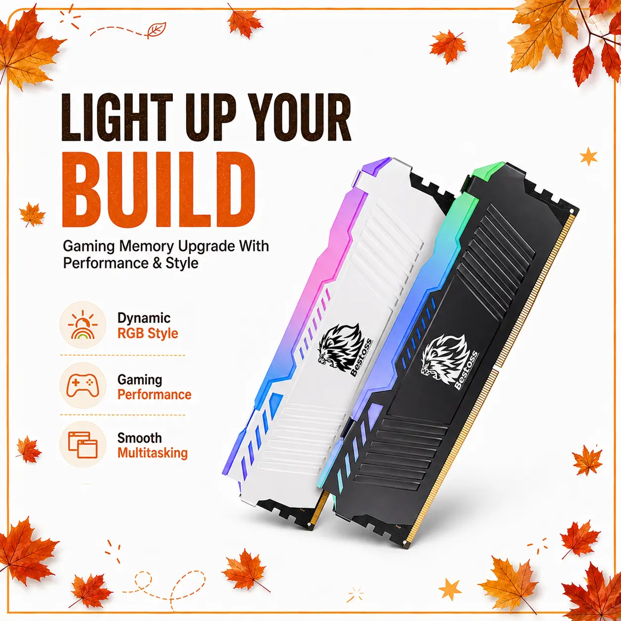 ⚡️Clearance sale⚡️RGB DDR4 3200MHz Desktop RAM