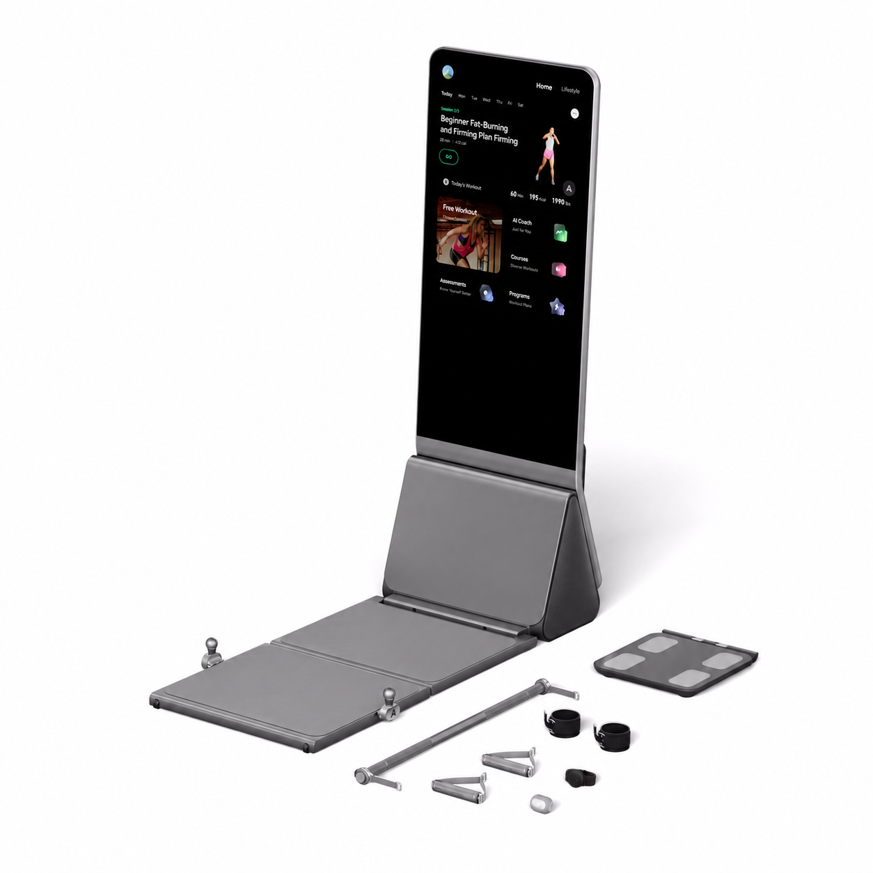 🔥 All-in-One AI Home Gym – 4K Touchscreen, Adaptive Resistance & Full-Body Training