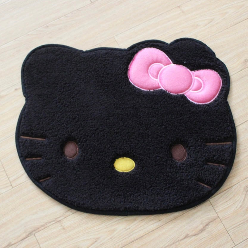 Hellokitty Shaped Bathroom Rugs