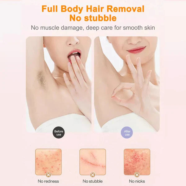 🌸LAST DAY SPECIAL PRICE!!🌸Akunbem🇬🇧 Rechargeable Women’s Trimmer ⚡  Dual Heads • IPX7 Waterproof • Painless Precision for Face, Bikini & Body 💧