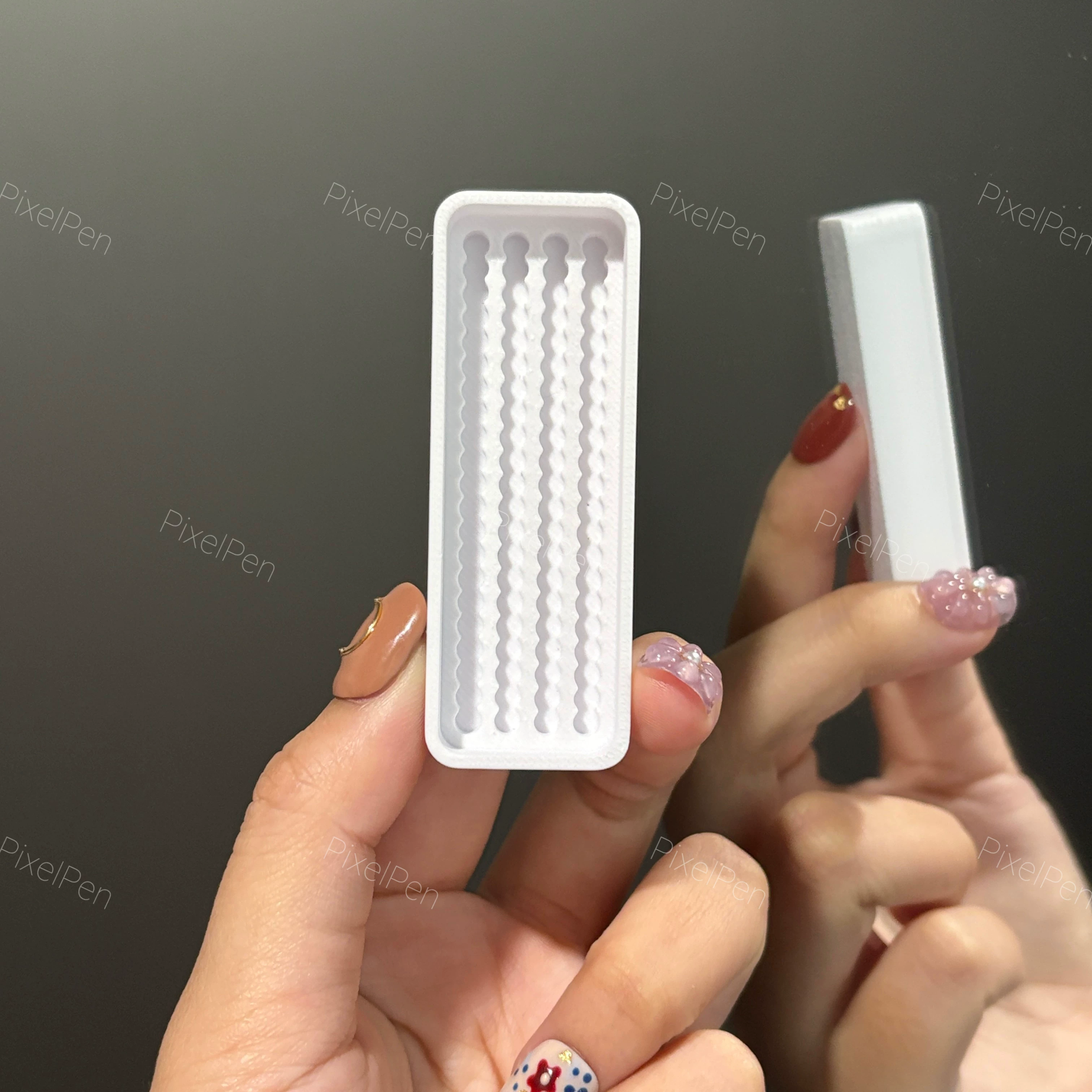 PixelPen Large-Capacity Anti-Static Bead Scoop Set for 2.6mm Mini Beads (Pink/White/Blue/Purple/Black)