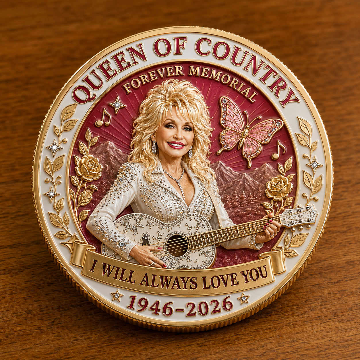 Dolly Parton Forever Memorial 1946-2026 Commemorative Coin