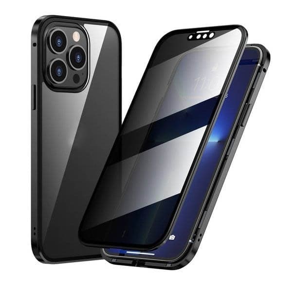 🎁Hot Sale 49% OFF⏳Magnetic iPhone case with privacy glass and metal