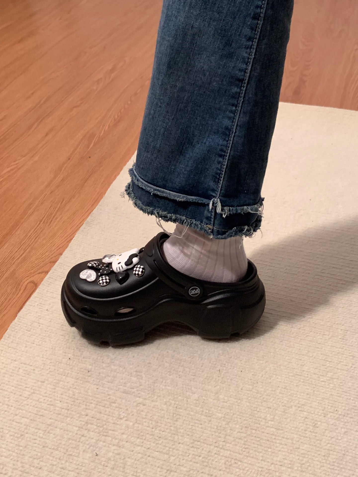 Hellokitty Clogs Platform Shoes Sandal