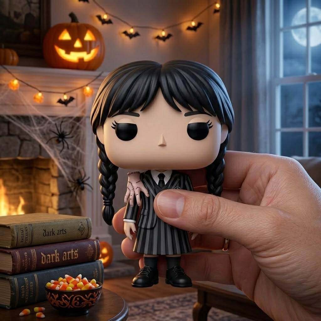Goth Dance Queen Vinyl Figure | Nevermore Academy Uniform Edition