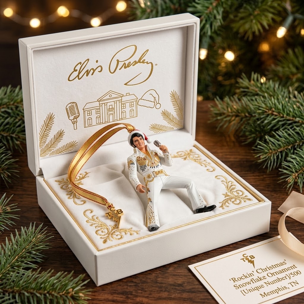 Rock Around the Christmas Tree: King of Rock 'n' Roll Ornament