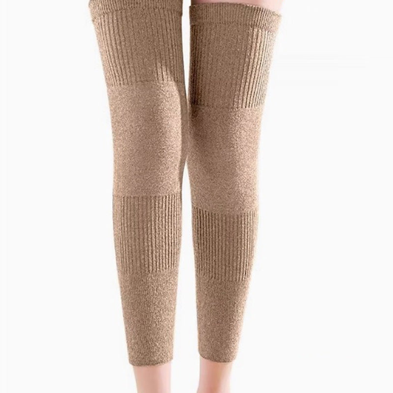Comfortable and thermally elastic long knee pads