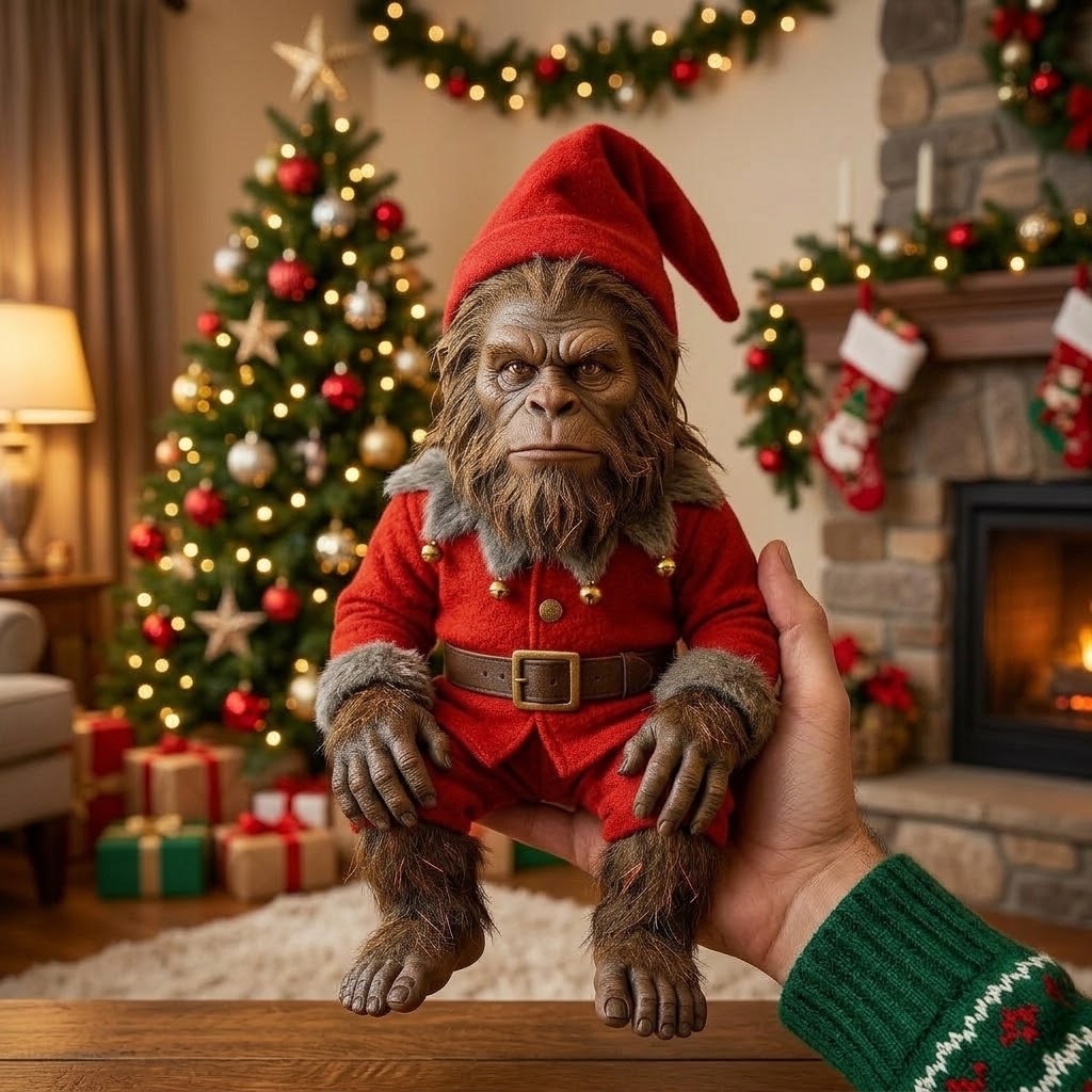 Bigfoot Elf on the shelf