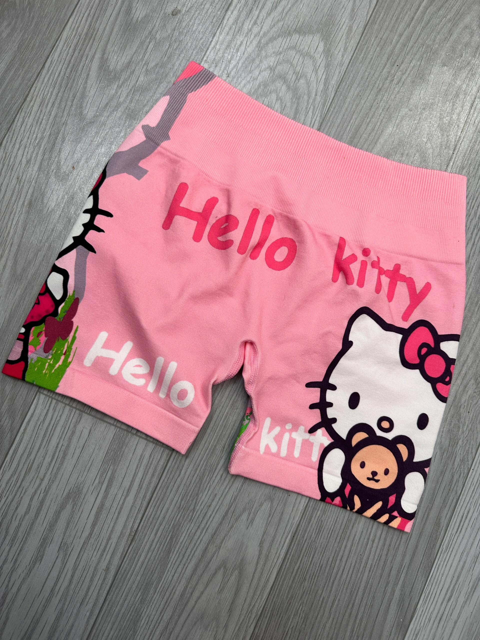 Hellokitty Workout Shorts Gym Yoga Running Sport Fitness Shorts