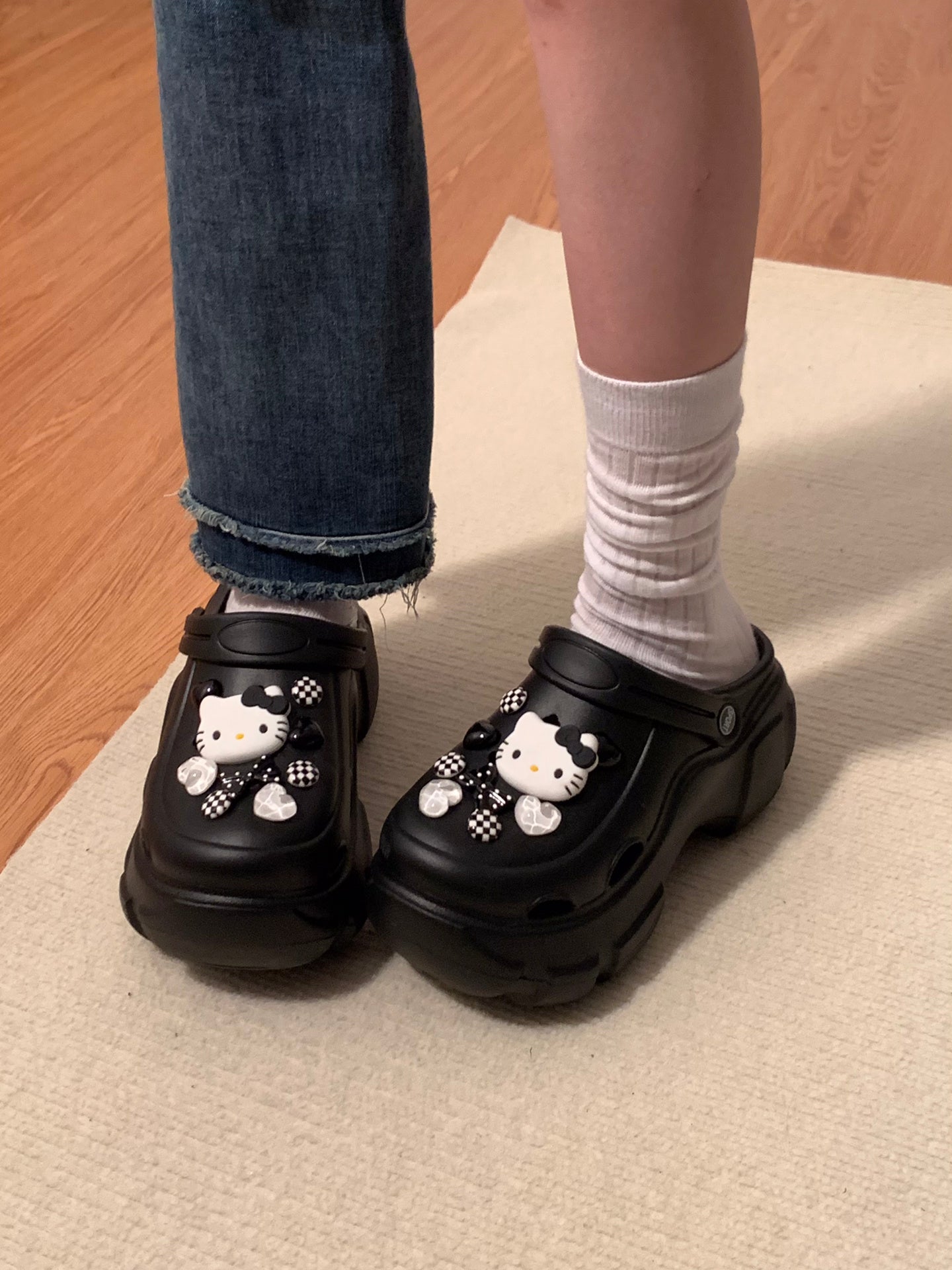 Hellokitty Clogs Platform Shoes Sandal
