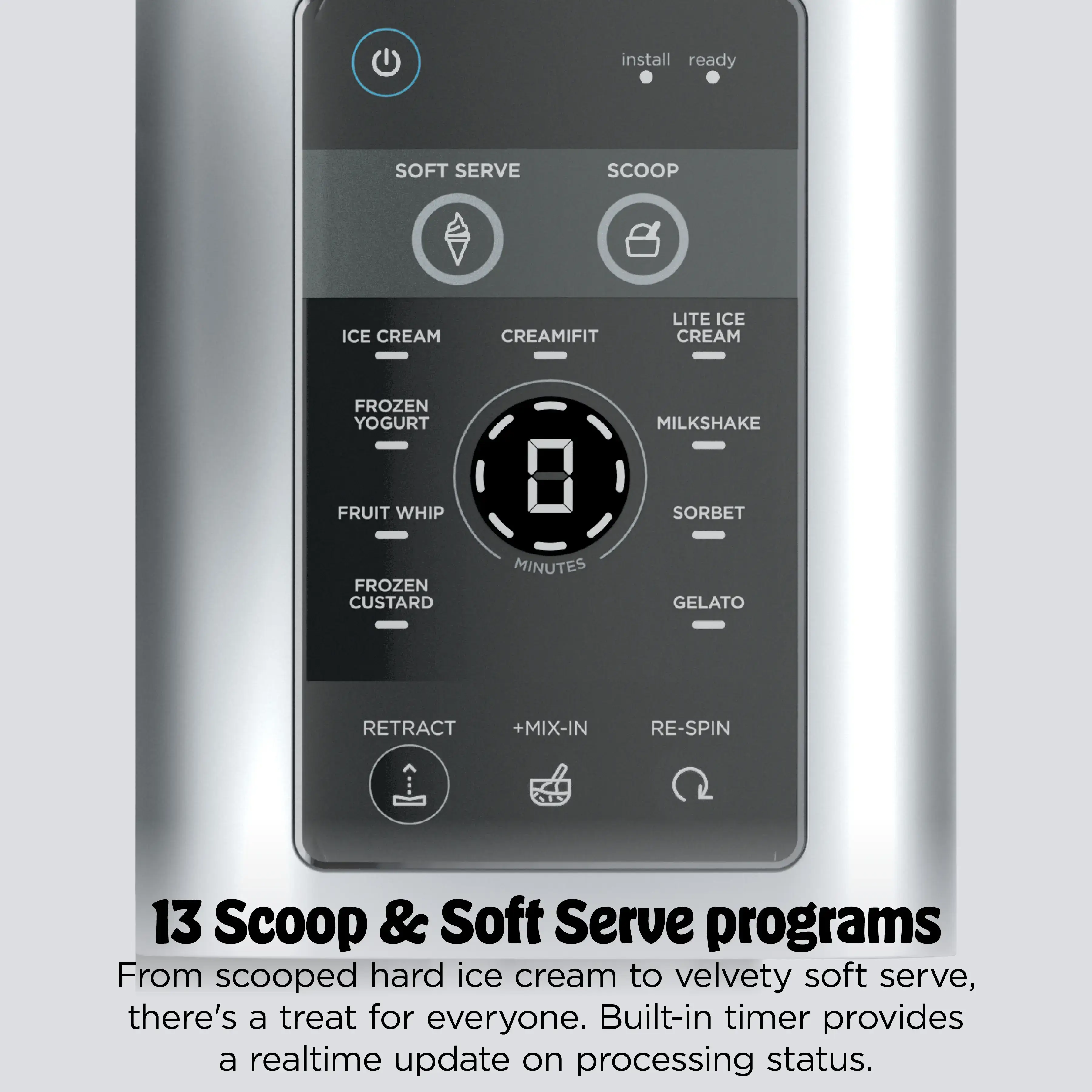 13-in-1 Ice Cream and Soft Serve Maker - NC701