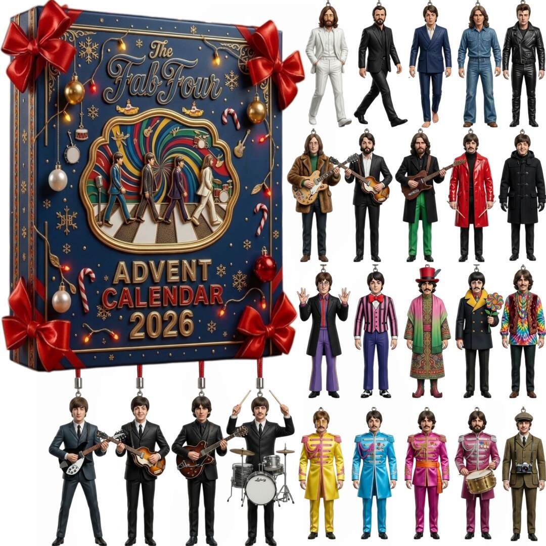 Classic 1960s Rock Band‑Themed 2026 Holiday Collectible Advent Calendar