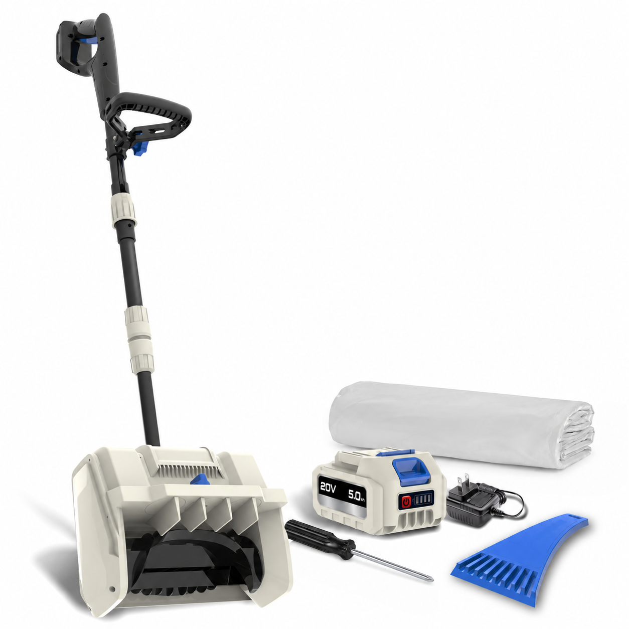 ❄️ Winter Clearance — 20V Cordless Snow Shovel Kit with Battery & Charger ⚡