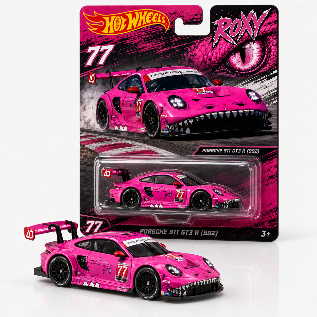 Pink Night Racer Model Car