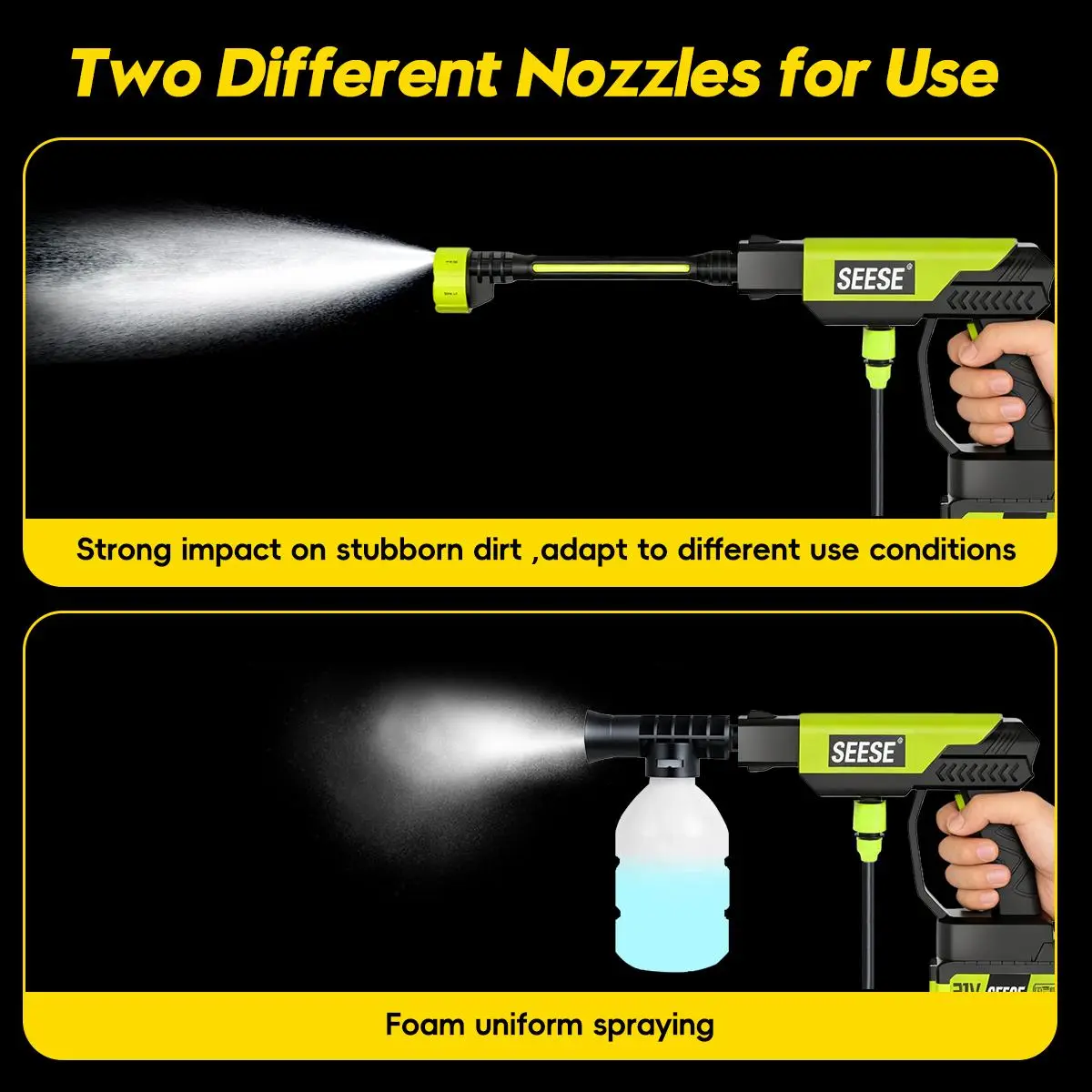 21V Cordless Car Cleaning Kit