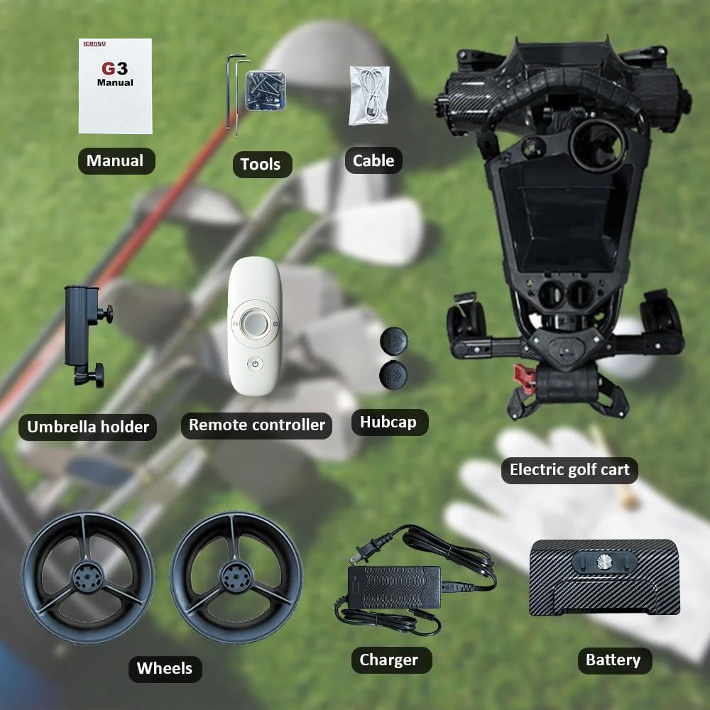 ⏰Clearance sale⛳Electric Auto Follow Golf Cart