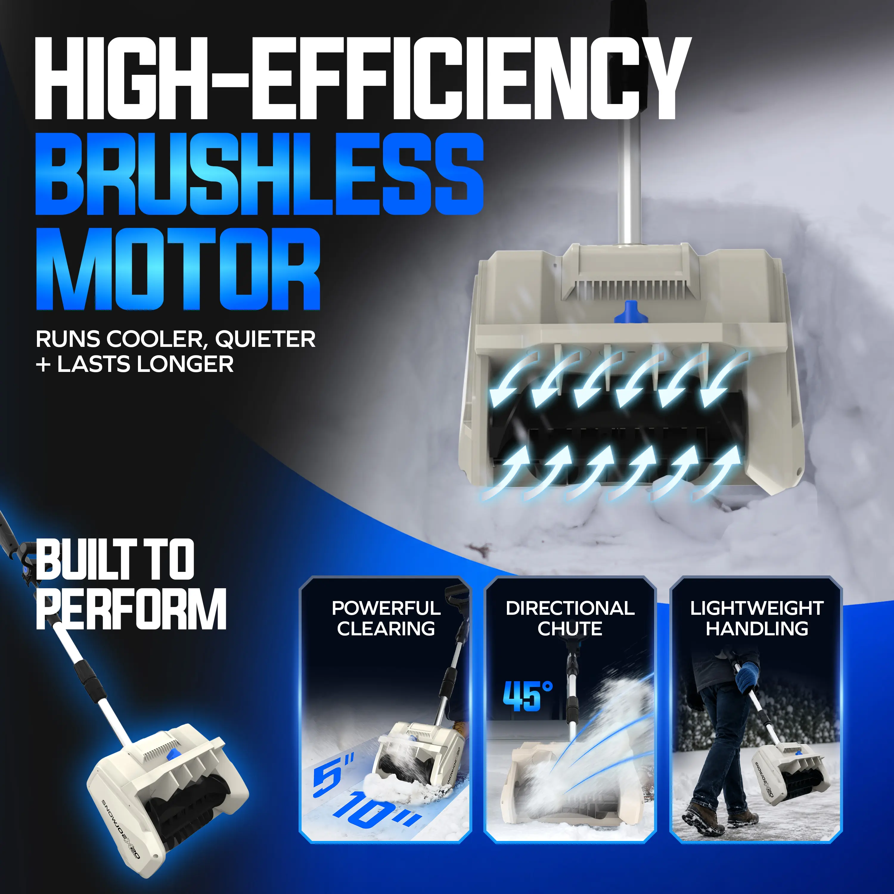 20V Cordless Snow Shovel Kit (X20)