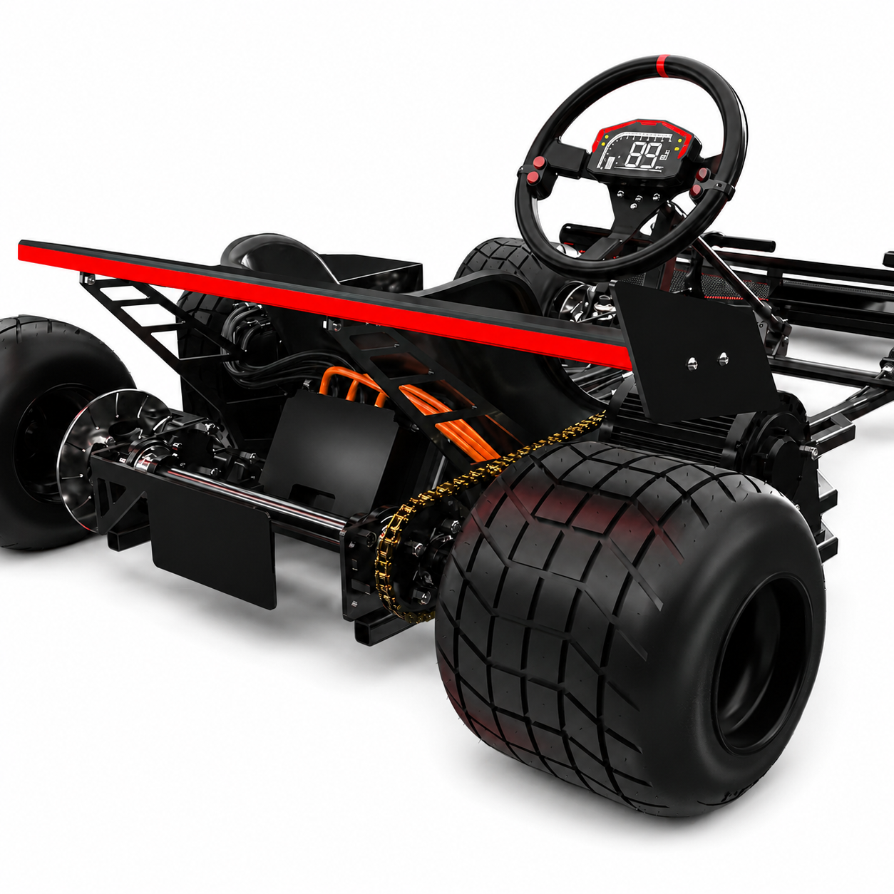 🏁 72V Adult Electric Racing Go Kart – 90 MPH Road-Ready Performance Kart 🔥