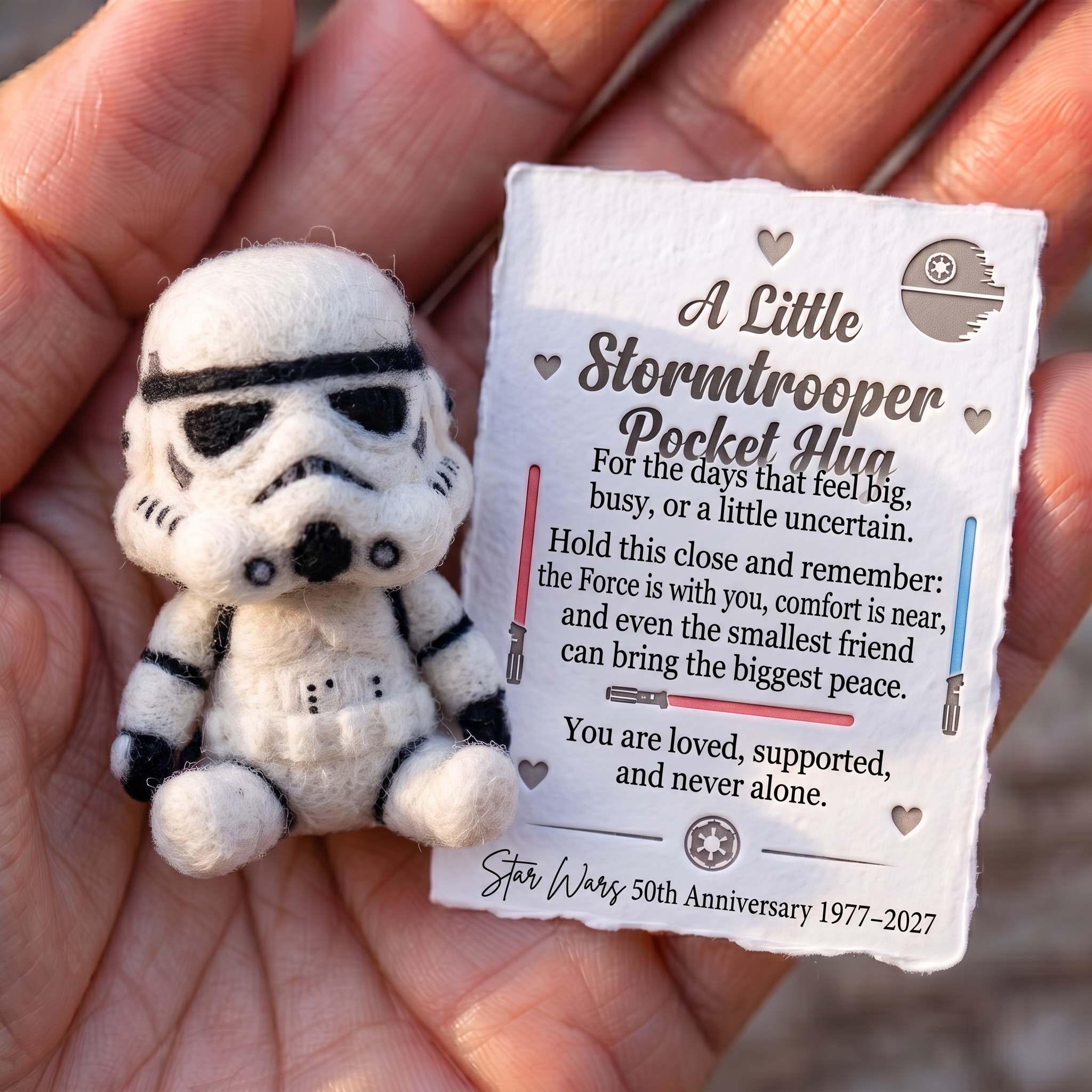 50th Anniversary Felt Pocket Hug Set