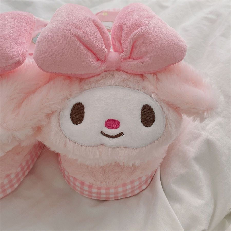 Sanrio Fluffy Slippers Women Kawaii Slippers for Women Fluffy Kawaii House Slippers Cute Slippers for Women