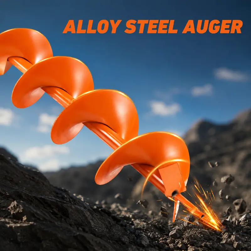 🔥 Special Offer — 72cc Gas-Powered Earth Auger with Drill Bit Options for Fence Posts & Planting 🌱