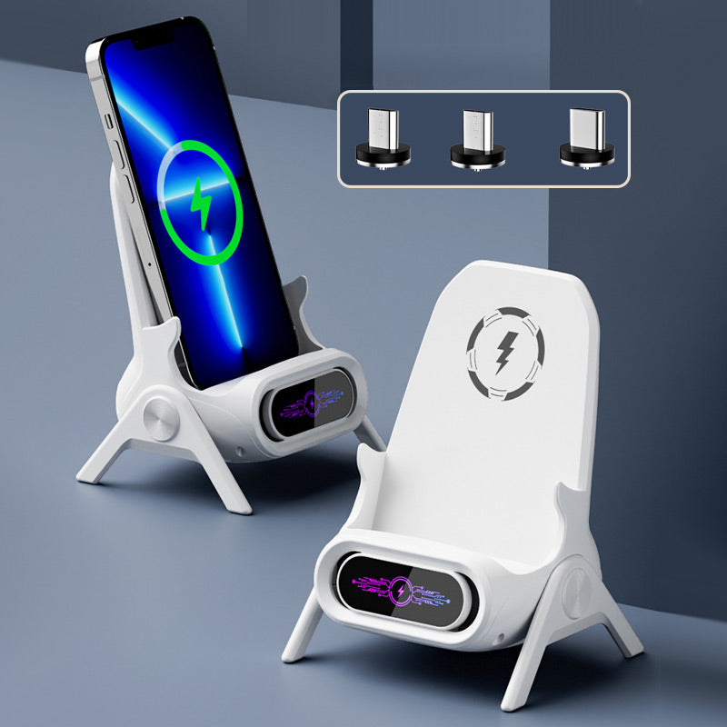 📱 49% OFF NOW! ✨ Wireless Fast Charger Phone Stand - 15W Quick Charge & Adjustable Viewing Angles, Compatible with All Qi-Enabled Devices ⚡📦