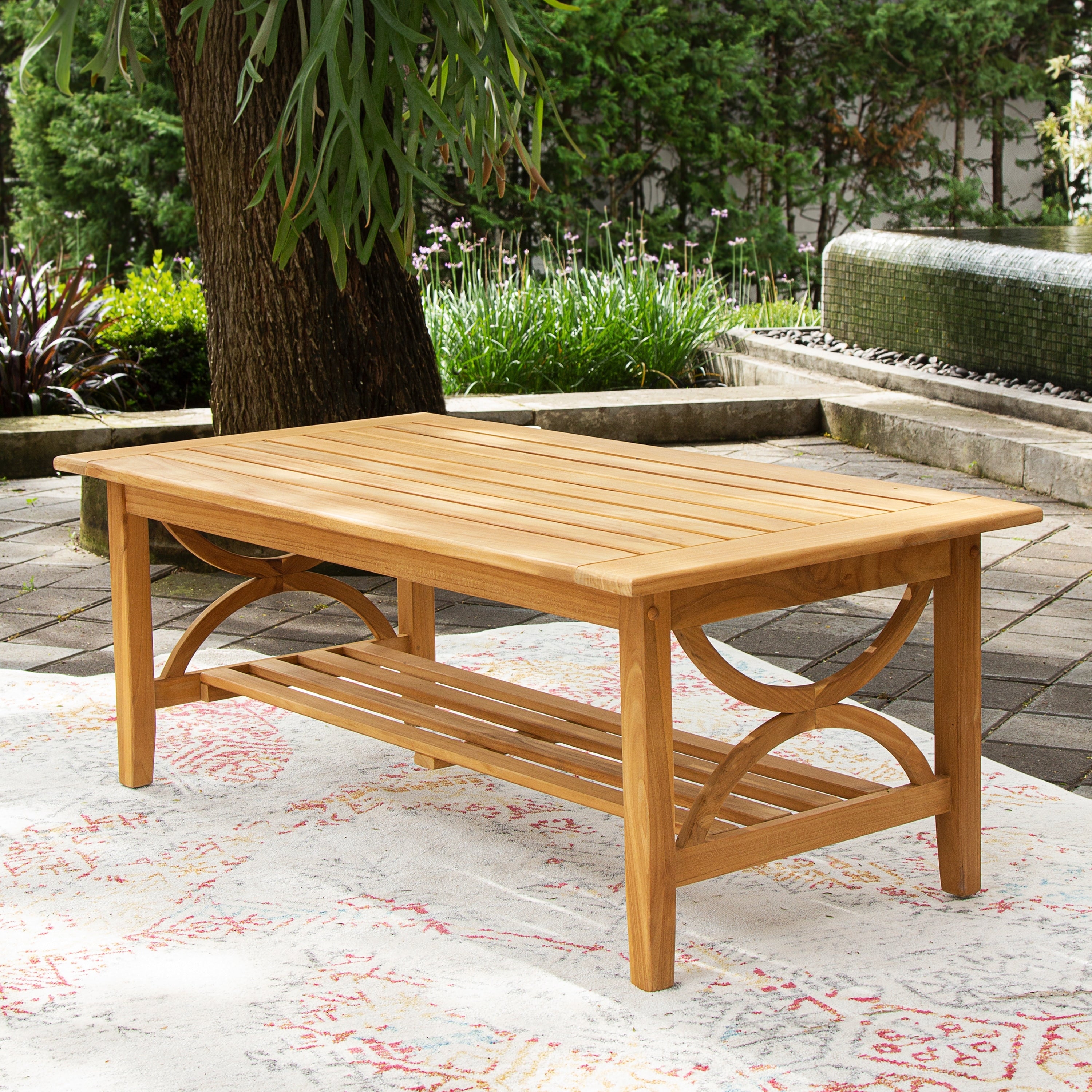 Cambridge Casual Lowell 5-piece Teak Wood Outdoor Conversation Set
