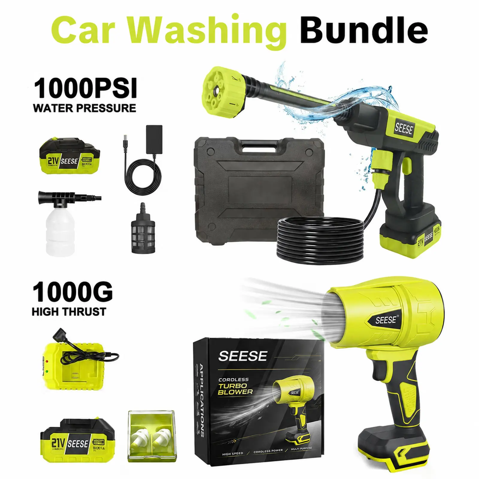 🔥Last Chance Sale🔥21V Cordless Car Cleaning Kit