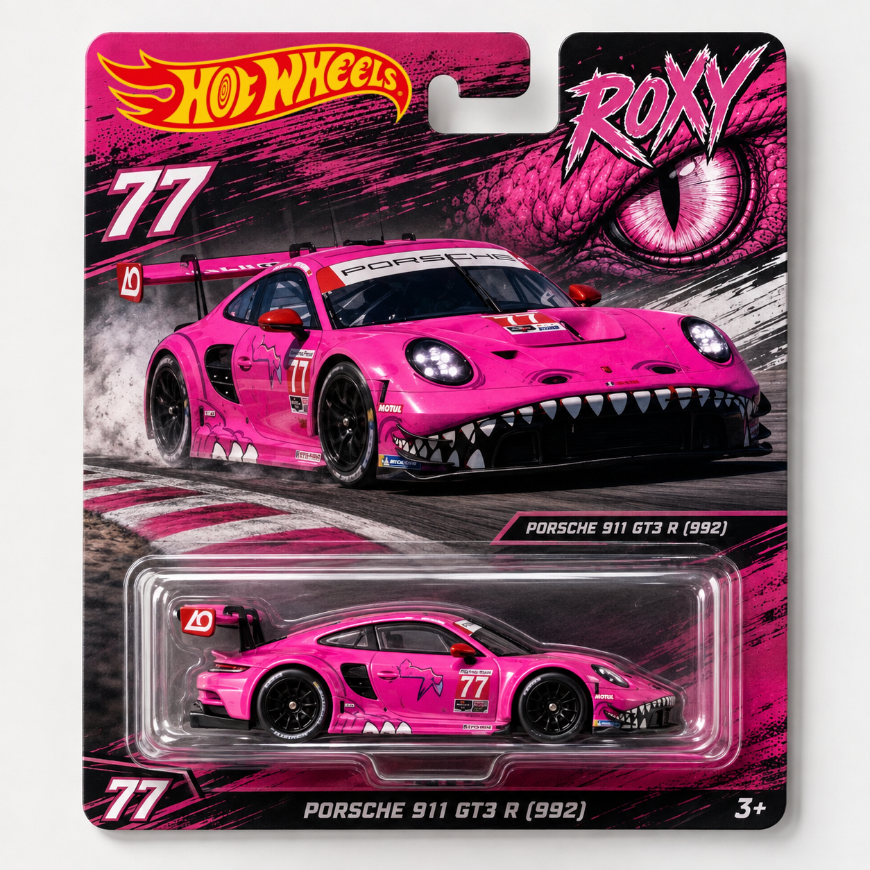 Pink Night Racer Model Car