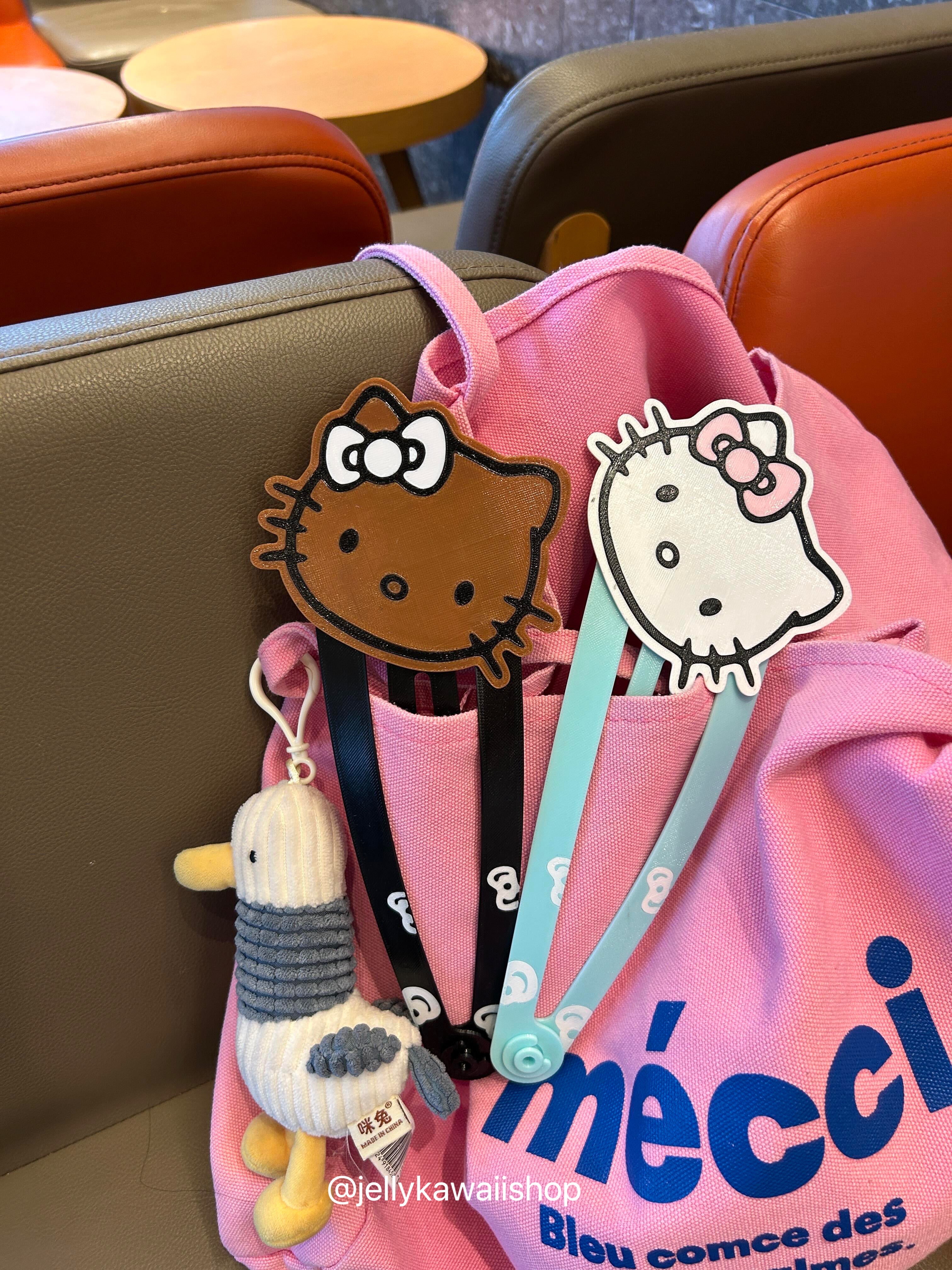 Hello Kitty Huge Cute Hair Clip Bag Charms