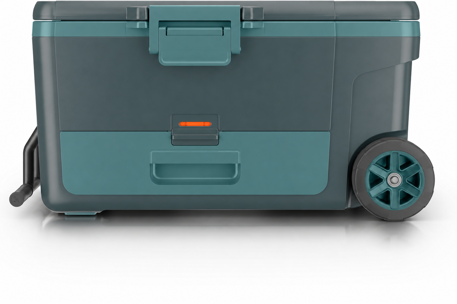 🔥Clearance Sale🔥 65QT Wheeled Cooler 🧊 Heavy-Duty Ice Chest with Dry Storage Drawer