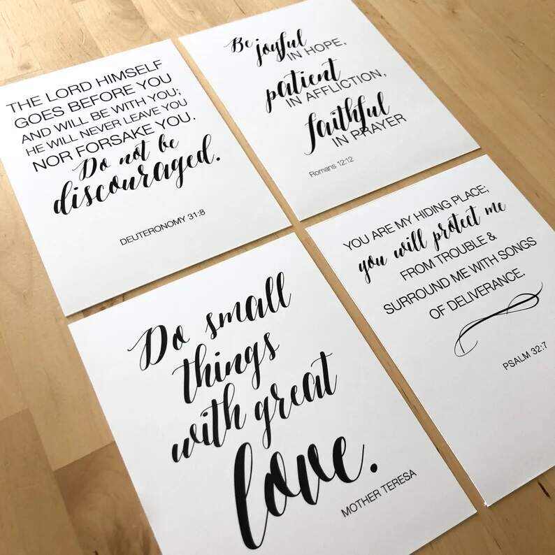 Bible Cards | Inspirational Decorations to Brighten the Soul