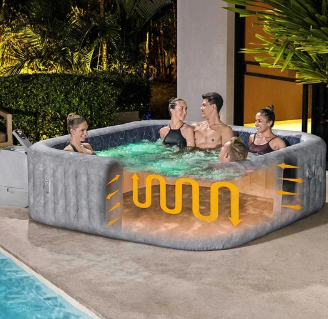 🔥Limited Availability🔥-Inflatable Hot Tubs  San Francisco HydroJet Pro™