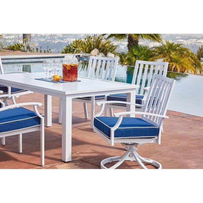 Higden Rectangular 6 - Person 70.1'' Long Dining Set with Cushions