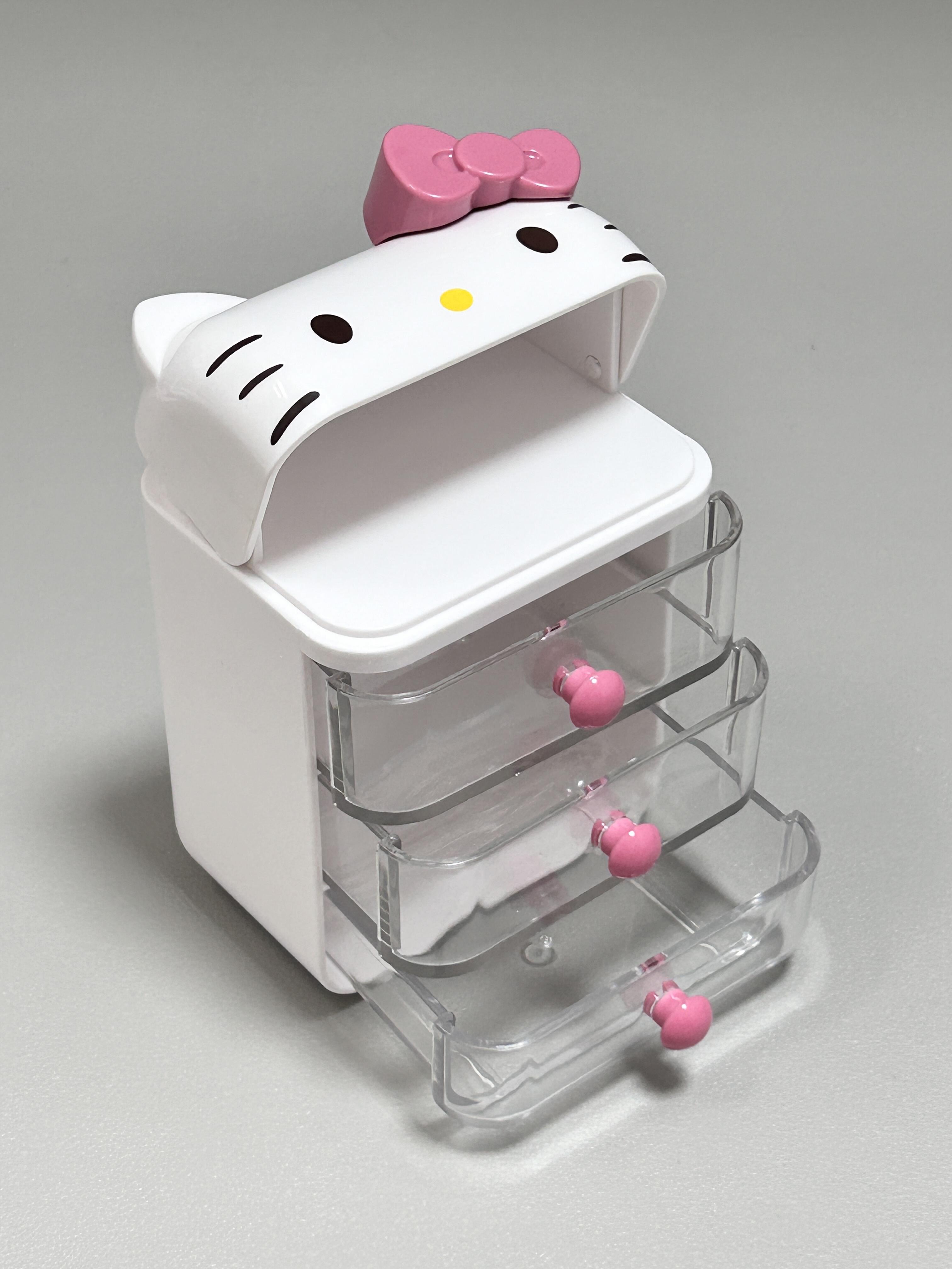 Sanrio Character 3-Drawer Mini Drawer Locker Compact Storage Organization Drawers