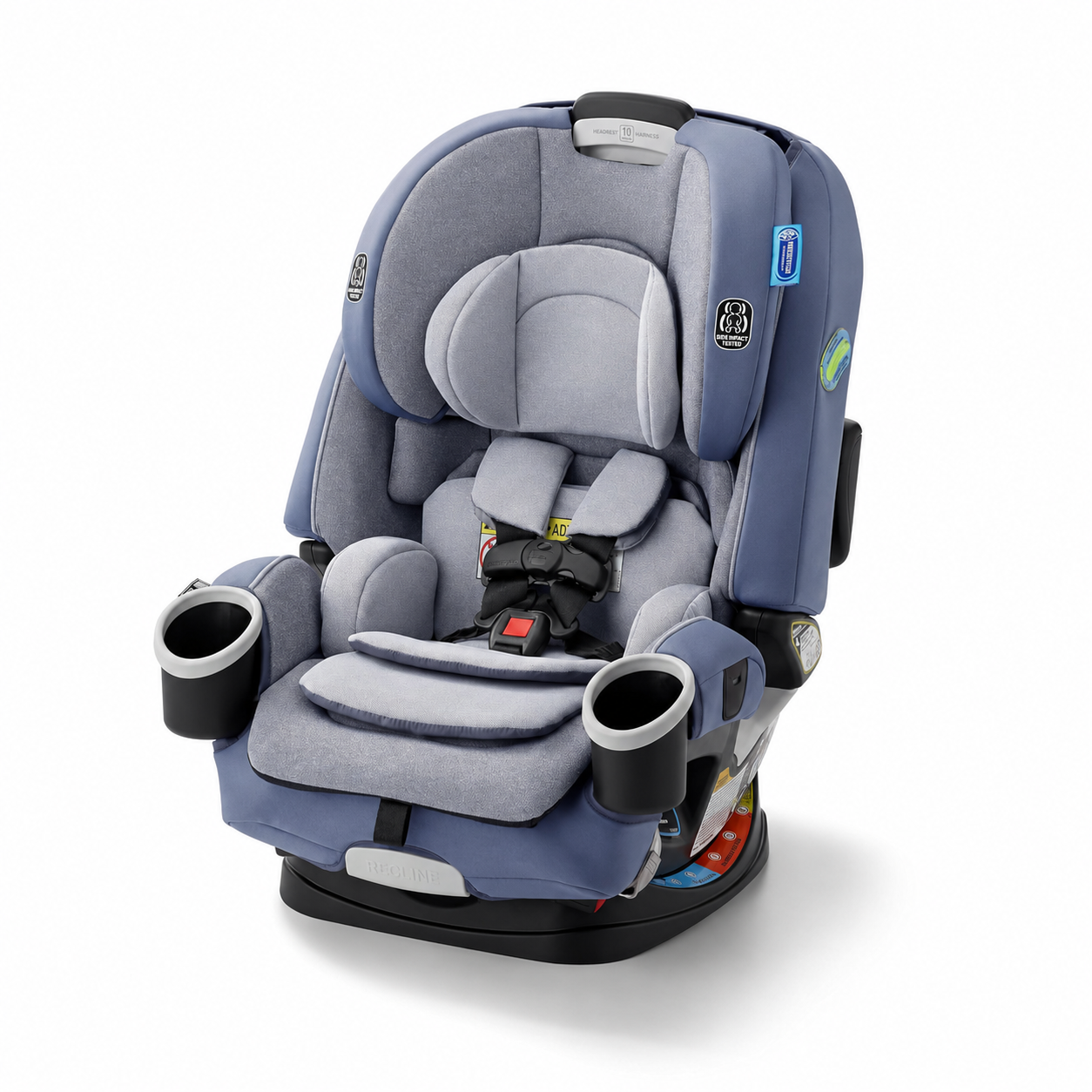 🚗 Clearance Deal | 4-in-1 Convertible Child Safety Seat | From Infant to Big Kid 👶🧒 | Long-Term Comfort & Protection 🛡️