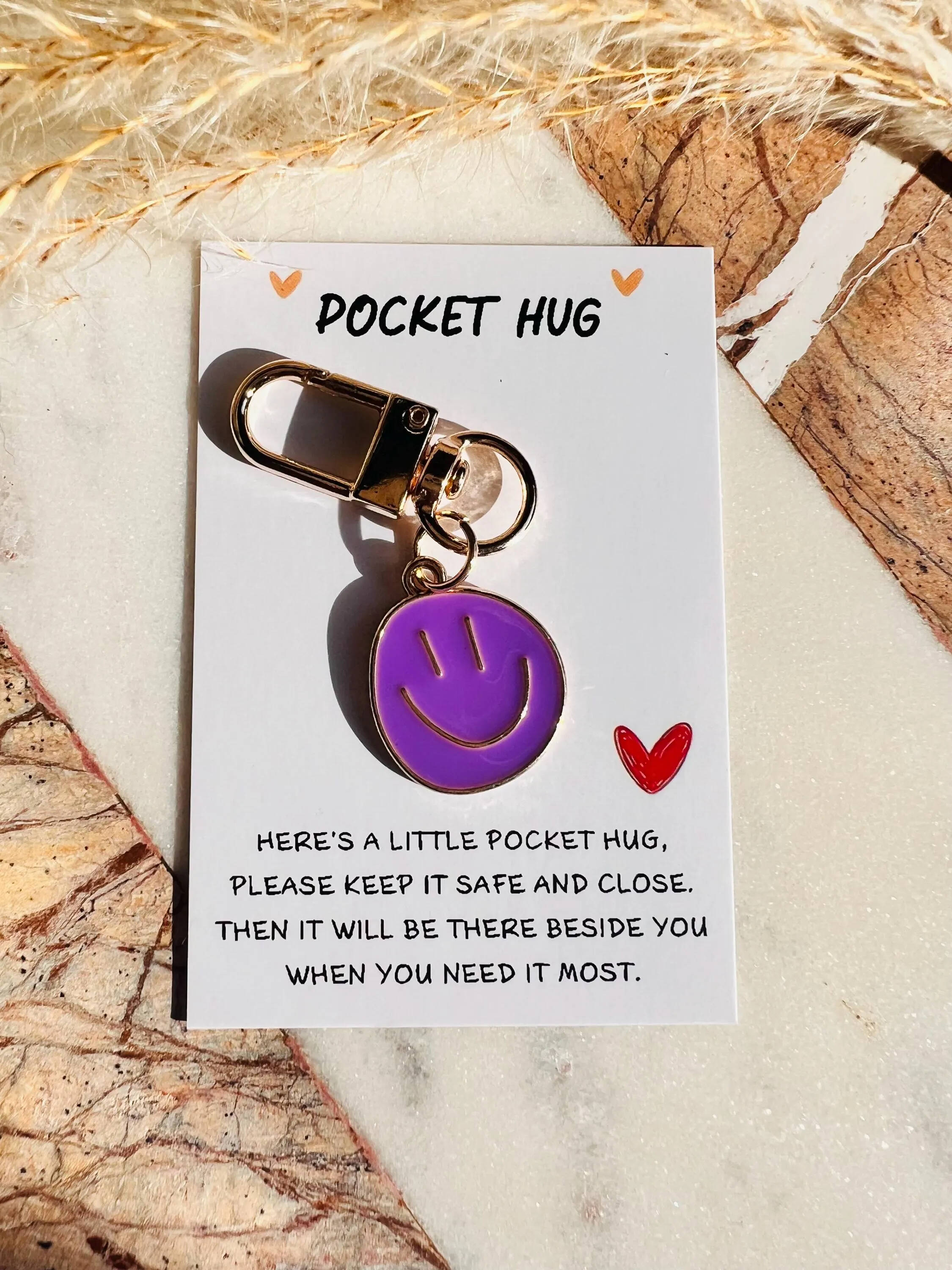 Pocket Hug Keychain for Students