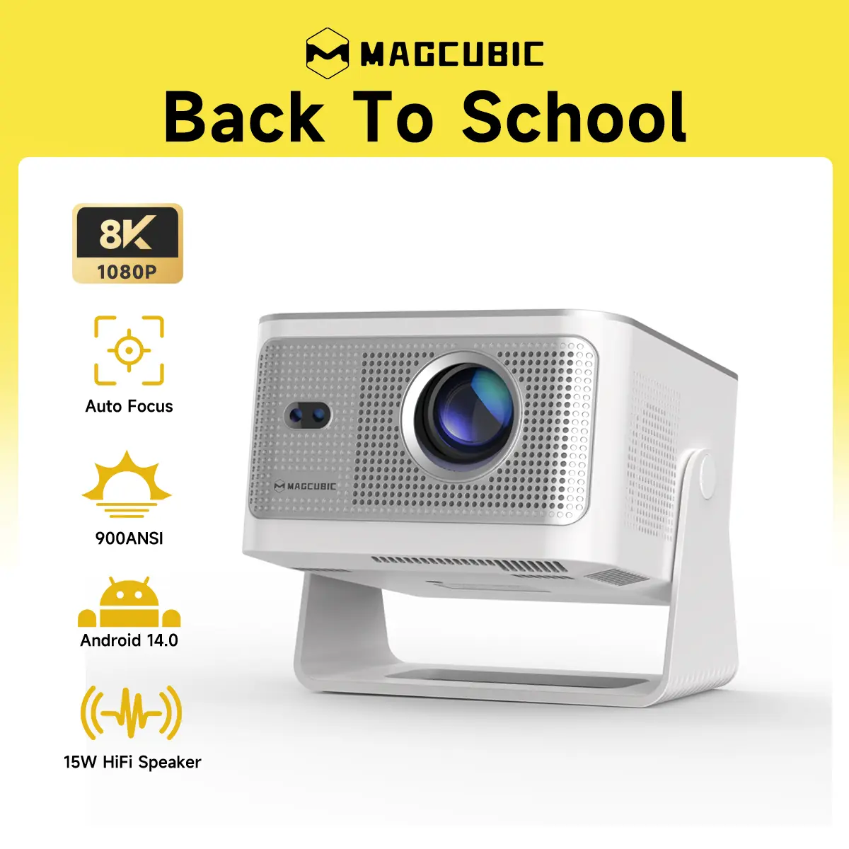 HY350MAX Projector 900ANSI Native 1080P