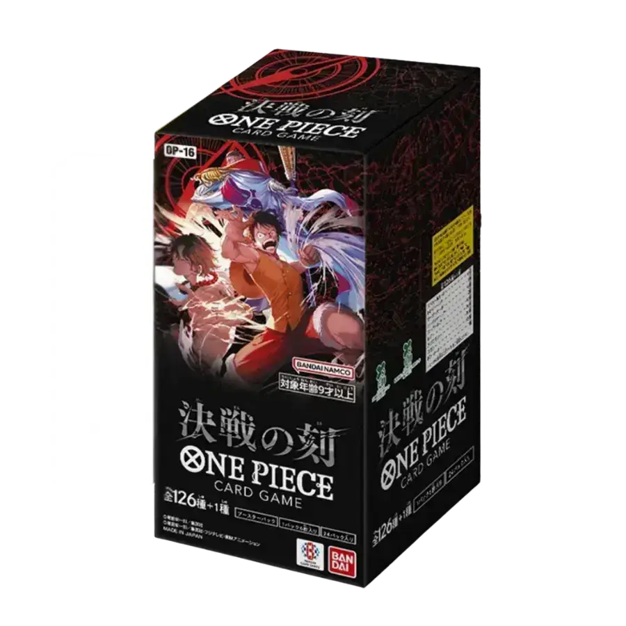 Japanese OP16 The Time of Battle Sealed Booster Box, Anime Trading Card Collection Game Packs for Collectors