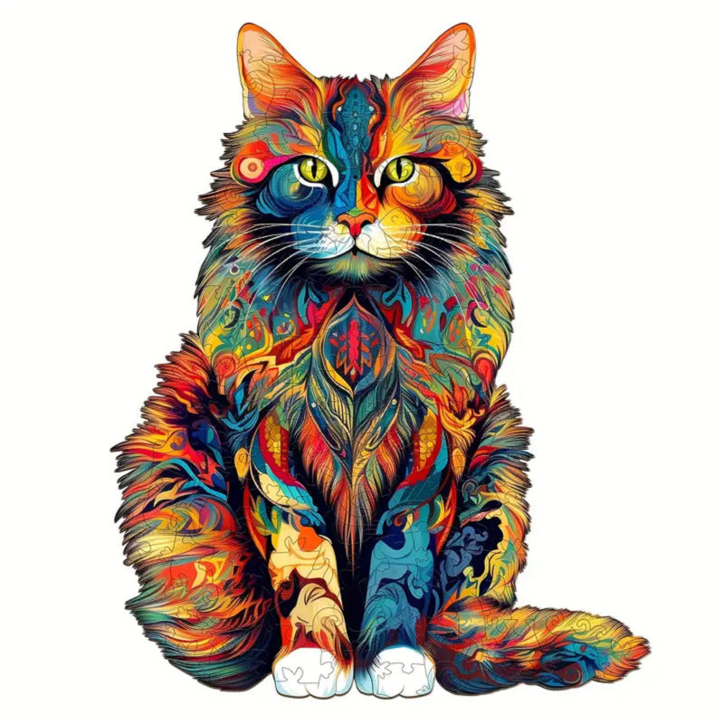Cat Wooden Jigsaw Puzzle